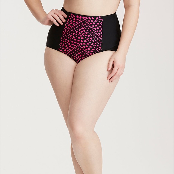 torrid Other - TORRID Laser Cut High Waist Swim Bottom NWOT
